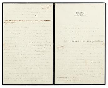 TWAIN, MARK. Autograph Letter Signed, S.L. Clemens, to Francis Henry Bennett Skrine (Dear Skrine),